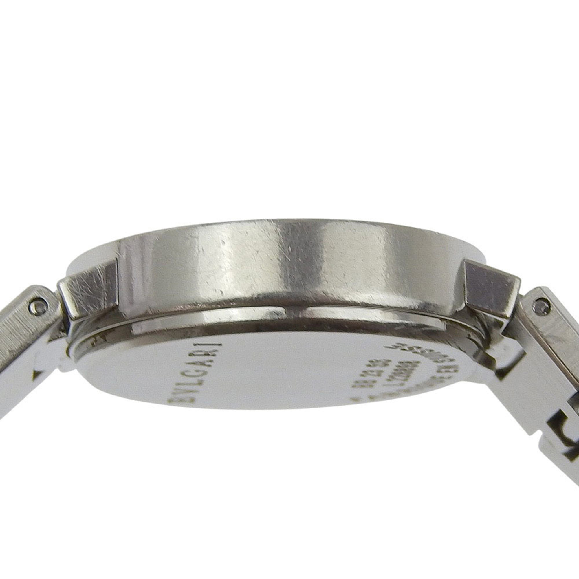 BVLGARI Bzero1 Watch, BZero1 BB23SS, Stainless Steel, Quartz Movement, Analog Display, Black Dial, Women's — Good