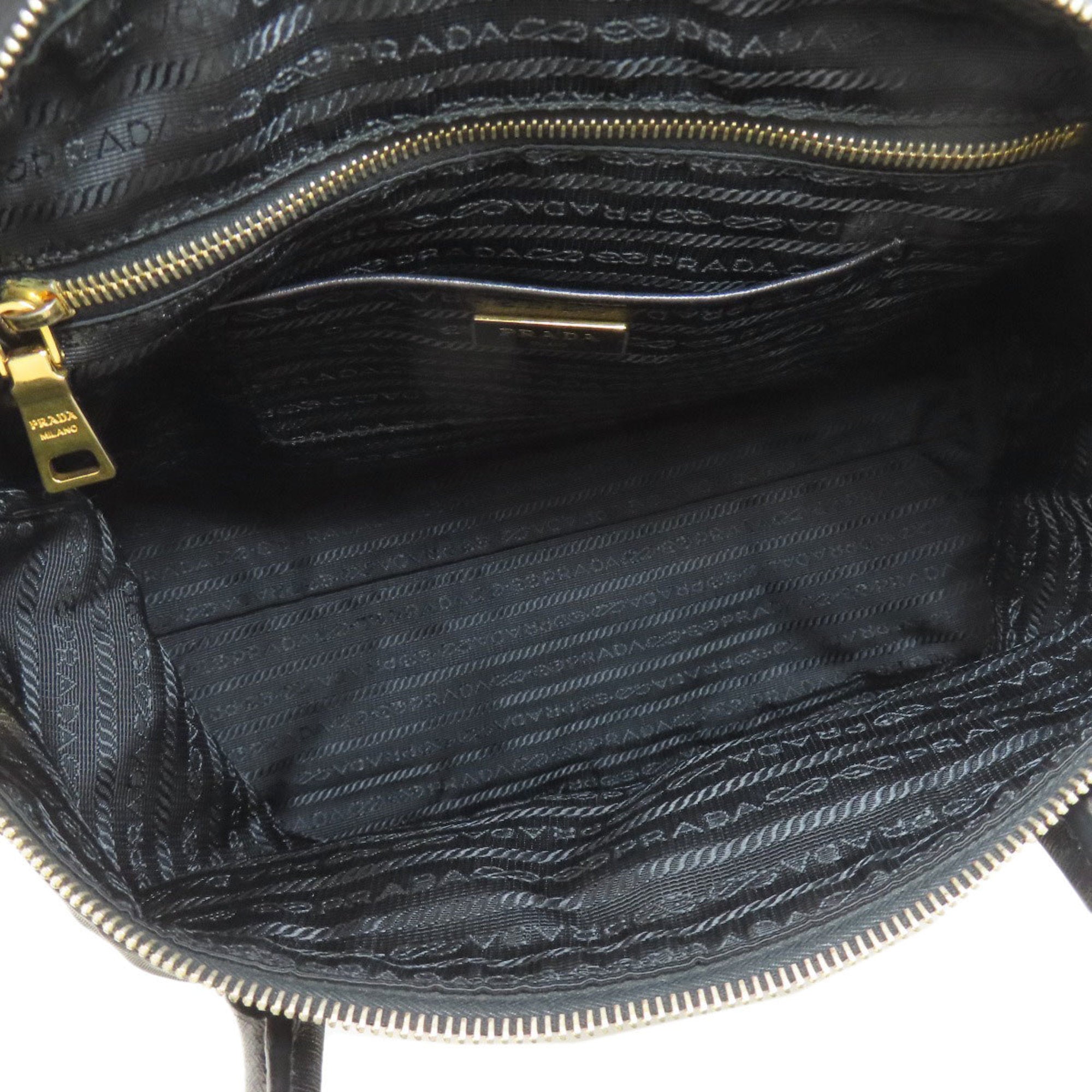 Prada logo hardware 2-way handbag nylon material women's PRADA