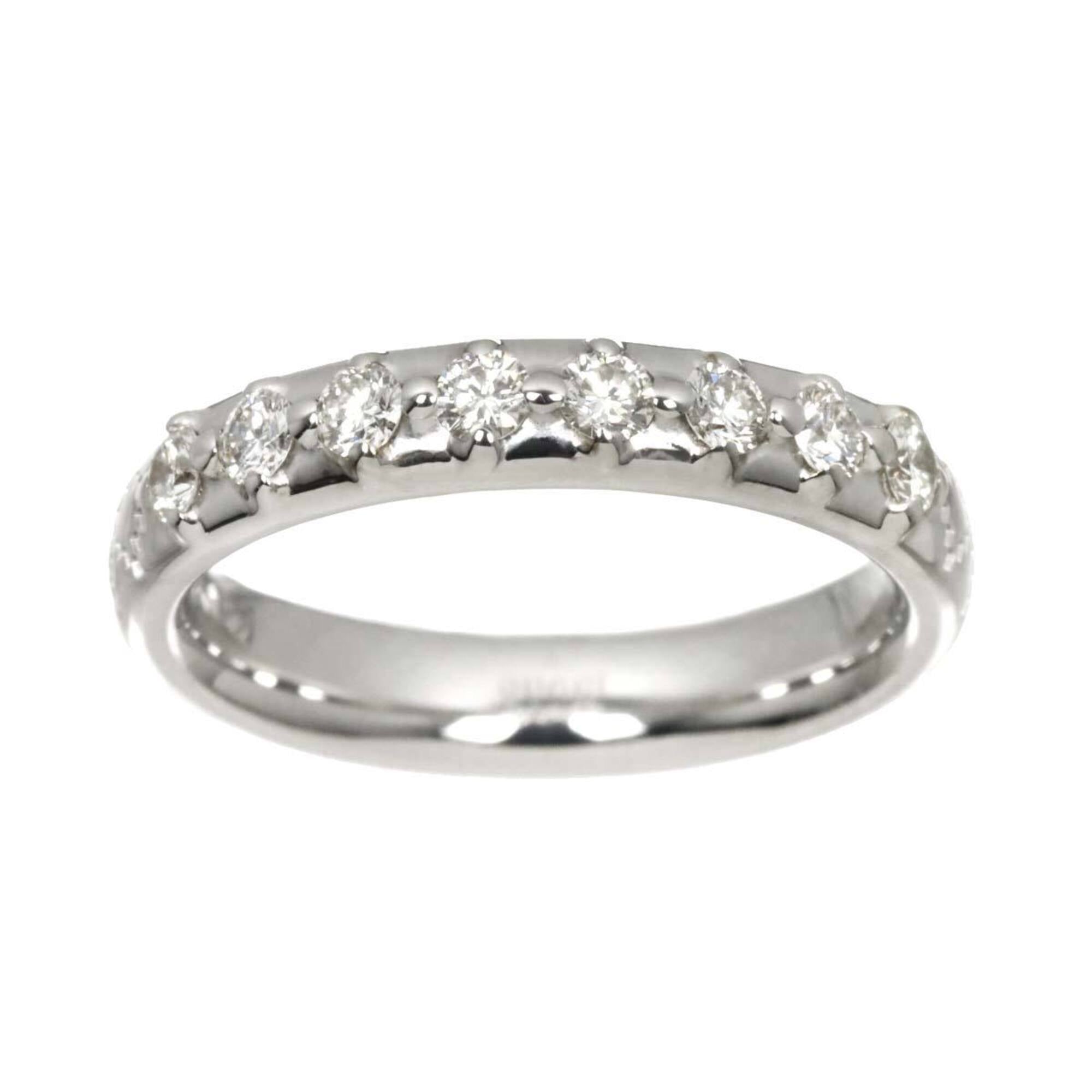 Gucci Diamantissima #8 Ring with Diamonds, 18K White Gold (750) — Like New
