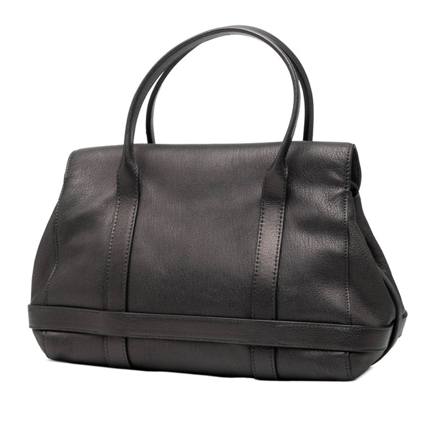 LOEWE handbag in grey charcoal leather for women