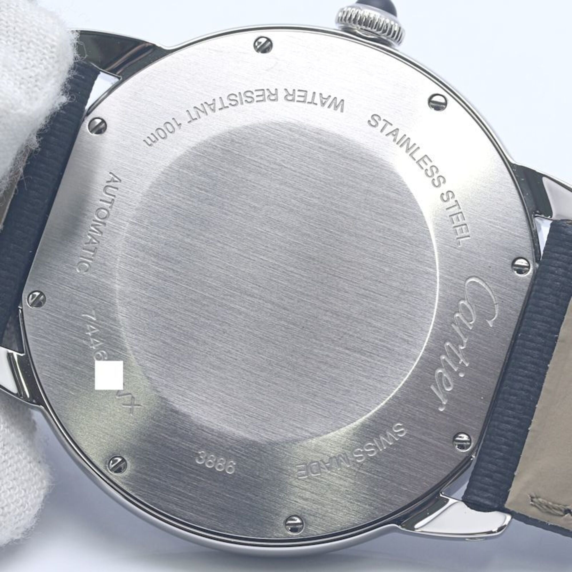 CARTIER Cartier Ronde Croisière de Date WSRN0003 Men's Watch Stainless Steel x Cowhide Leather 40385 — Good