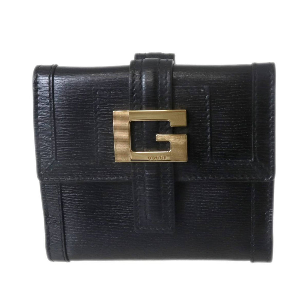 GUCCI Tri-fold Wallet Black 035.2118.2202