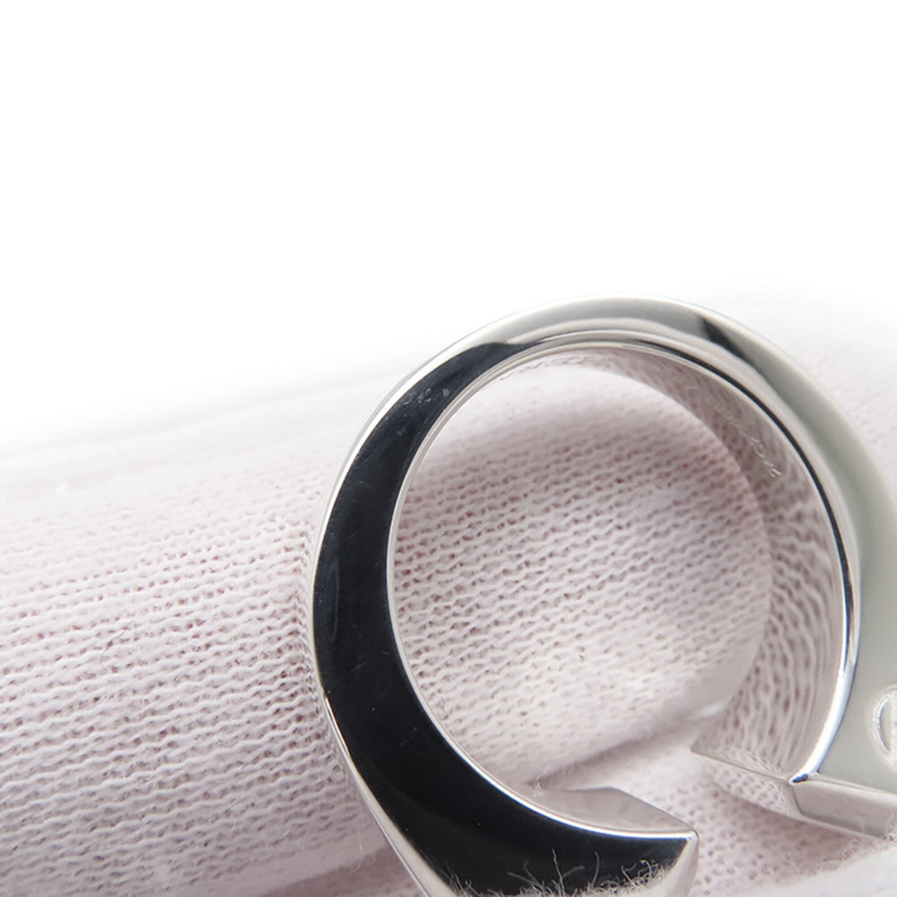 Hermes ring, Clou de Forge ring GM, SV925 silver, size 49. HERMES ring — Like New