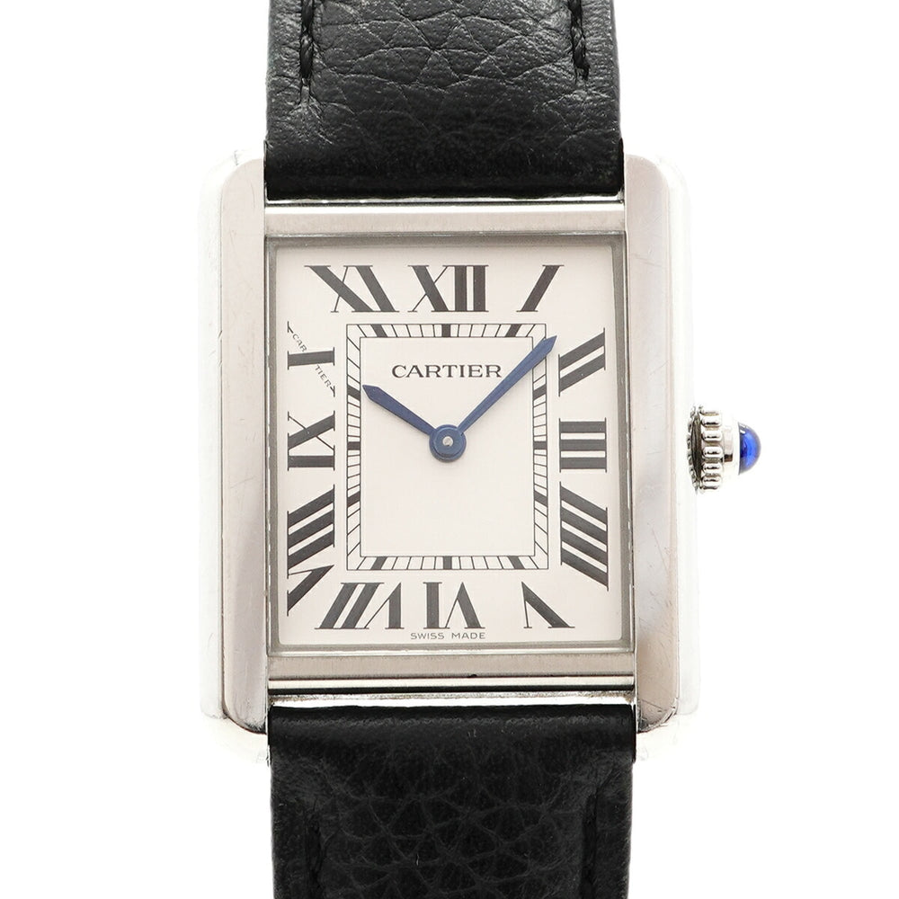 Cartier Tank Solo SM WSTA0030 Silver Dial Women's Watch — Good