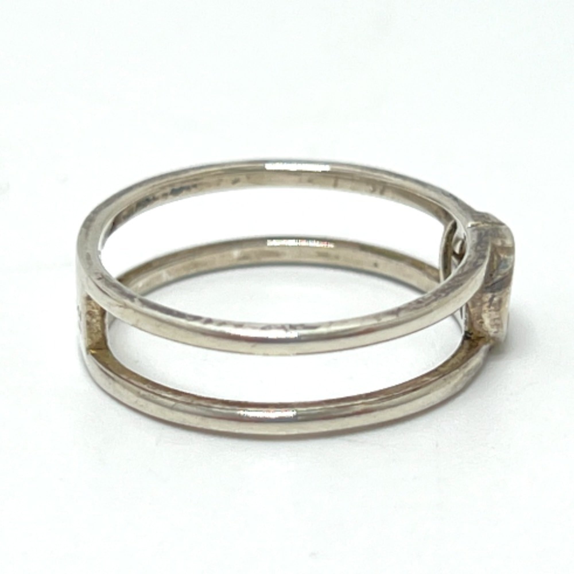 GUCCI Interlocking G Ring, SV925, Women's Silver — Like New