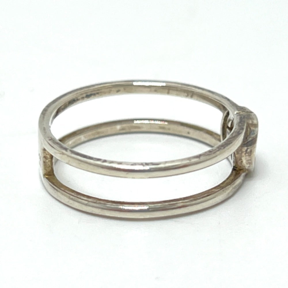 GUCCI Interlocking G Ring, SV925, Women's Silver — Like New
