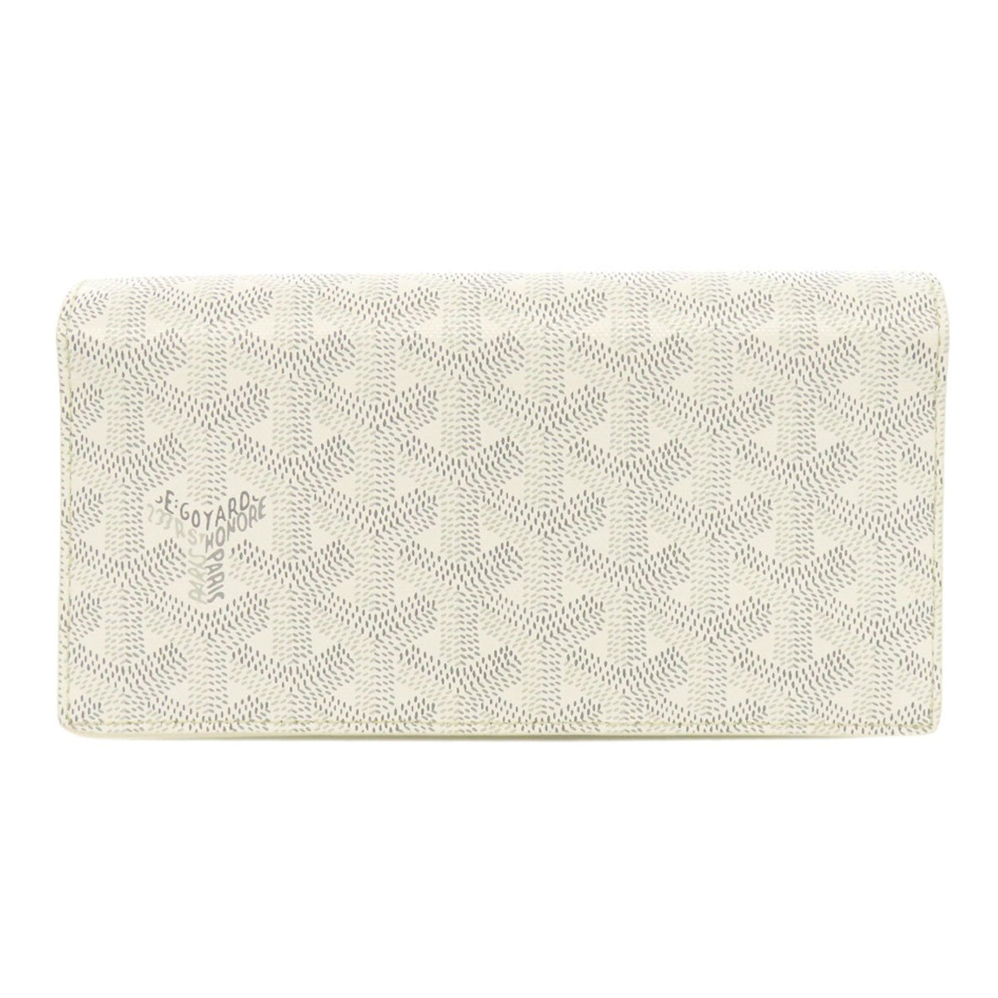GOYARD Herringbone Pattern Long Wallet for Women