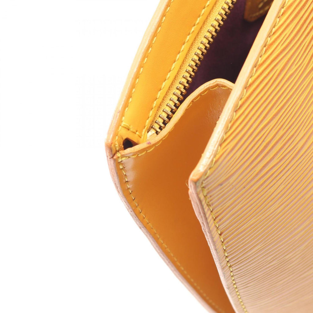 Louis Vuitton Saint-Jacques Shopping Shoulder Bag, Epi Leather, Yellow, Women's, M52269