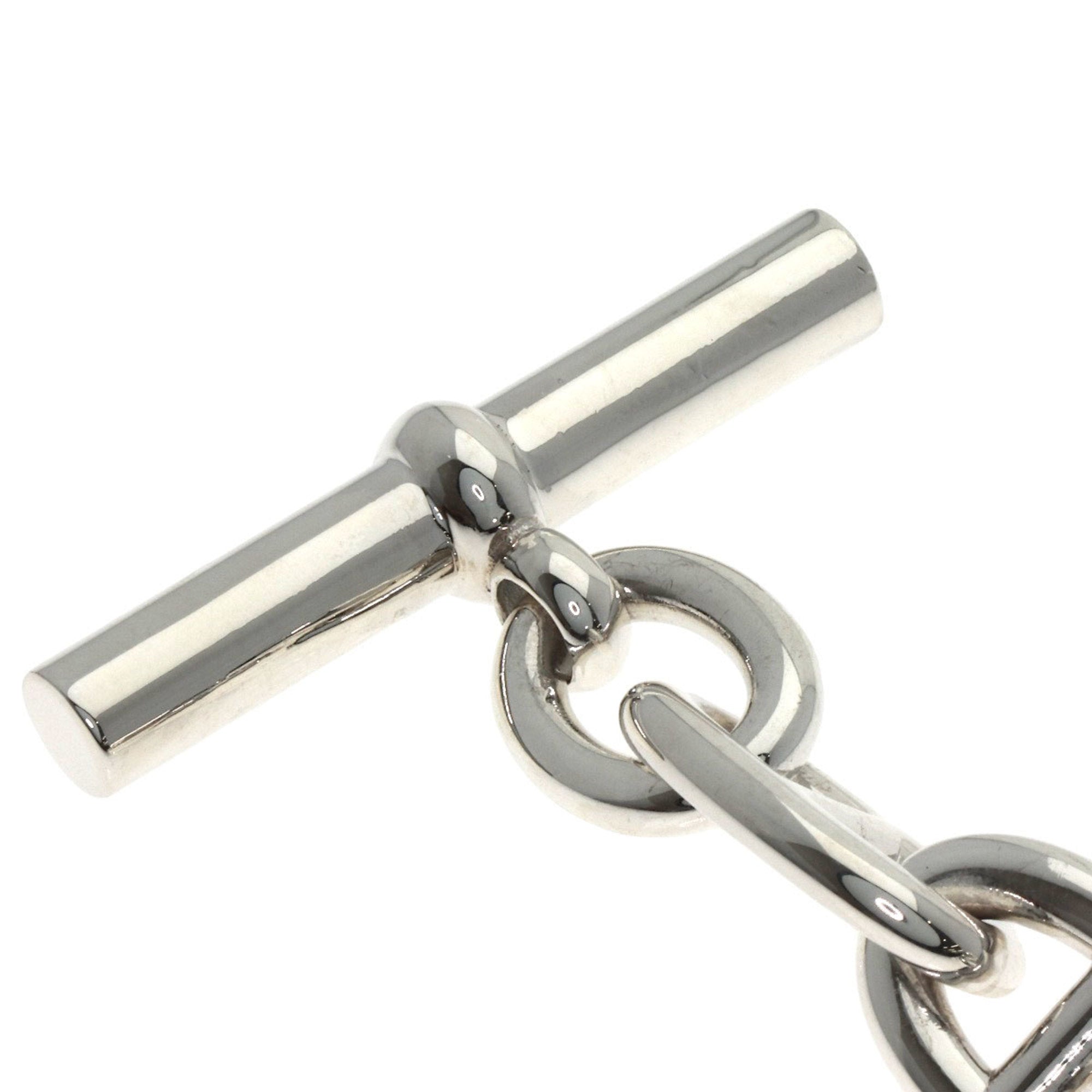Hermes Hermès Chaine d'Ancre TGM 11-link bracelet in silver for women — Like New