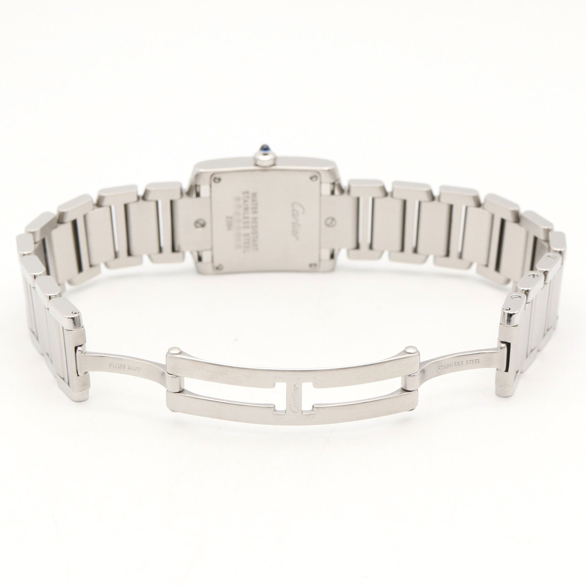 Cartier Tank Française SM Watch, Stainless Steel, Ladies, Ivory (W51008Q3) — Very Good