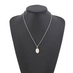 Hermes Necklace Pendant Mini Maillon PM HERMES White NECKLACE — Like New