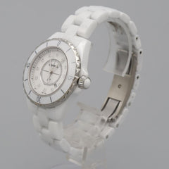 Chanel J12 33mm Ceramic 12P H1628 Quartz Watch — Good