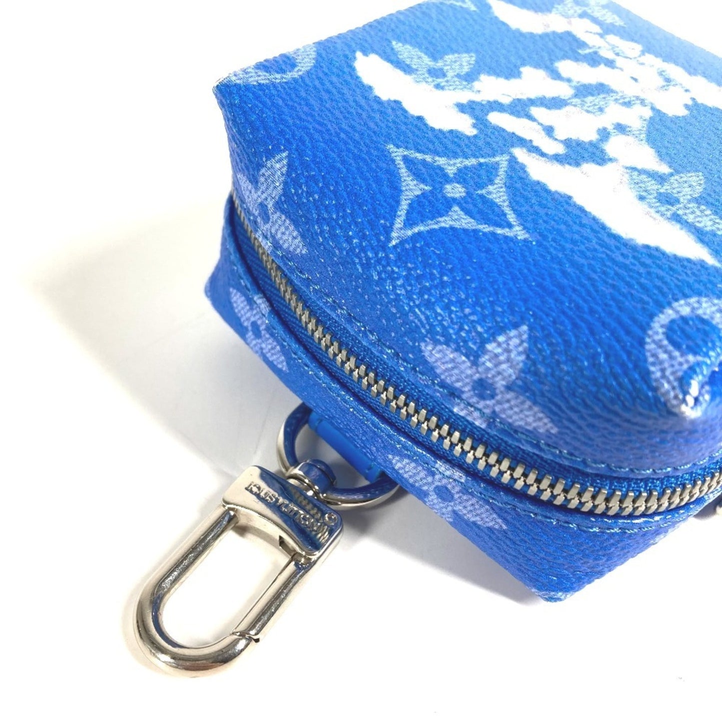 LOUIS VUITTON MP2792 Monogram Clouds Bijoux Sac Squared Pouch Bag Charm Keychain Canvas Men's Women's Blue