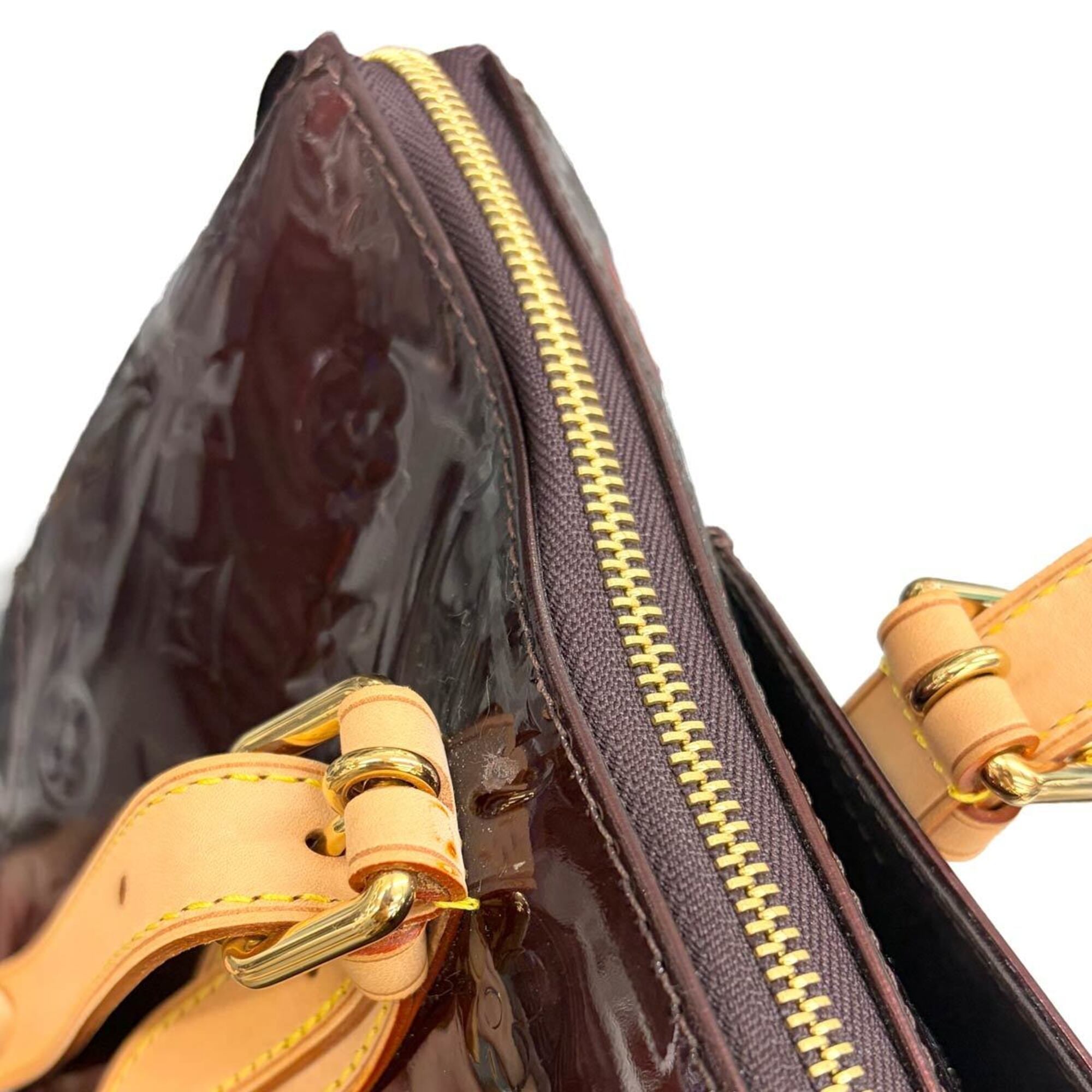 Louis Vuitton Monogram Vernis Rosewood Avenue Shoulder Handbag Leather Amarante M93510 — Like New