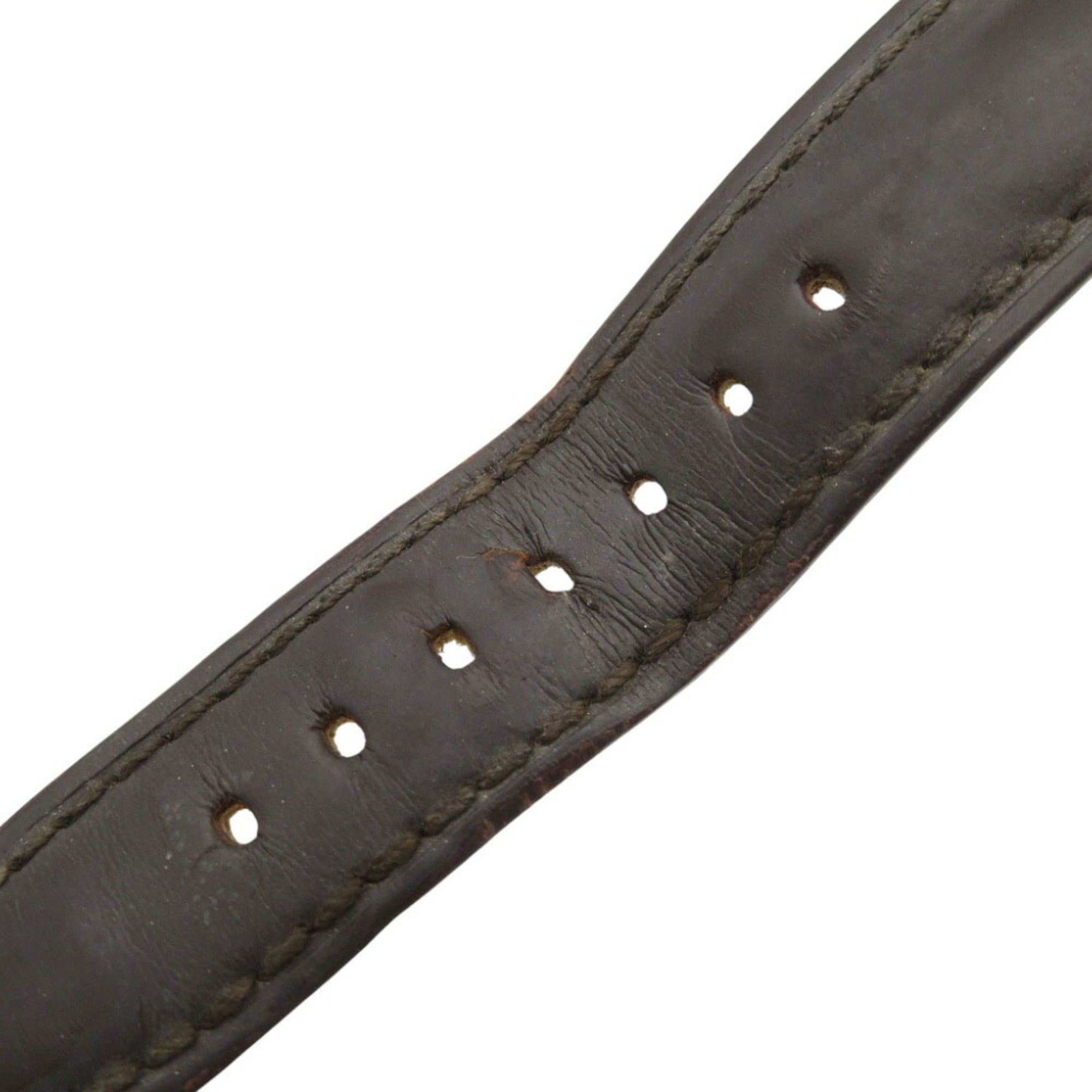 Louis Vuitton Tambour Q1311 Quartz Watch SS/Leather Brown LV 1419LOUIS VUITTON Women's — Fair