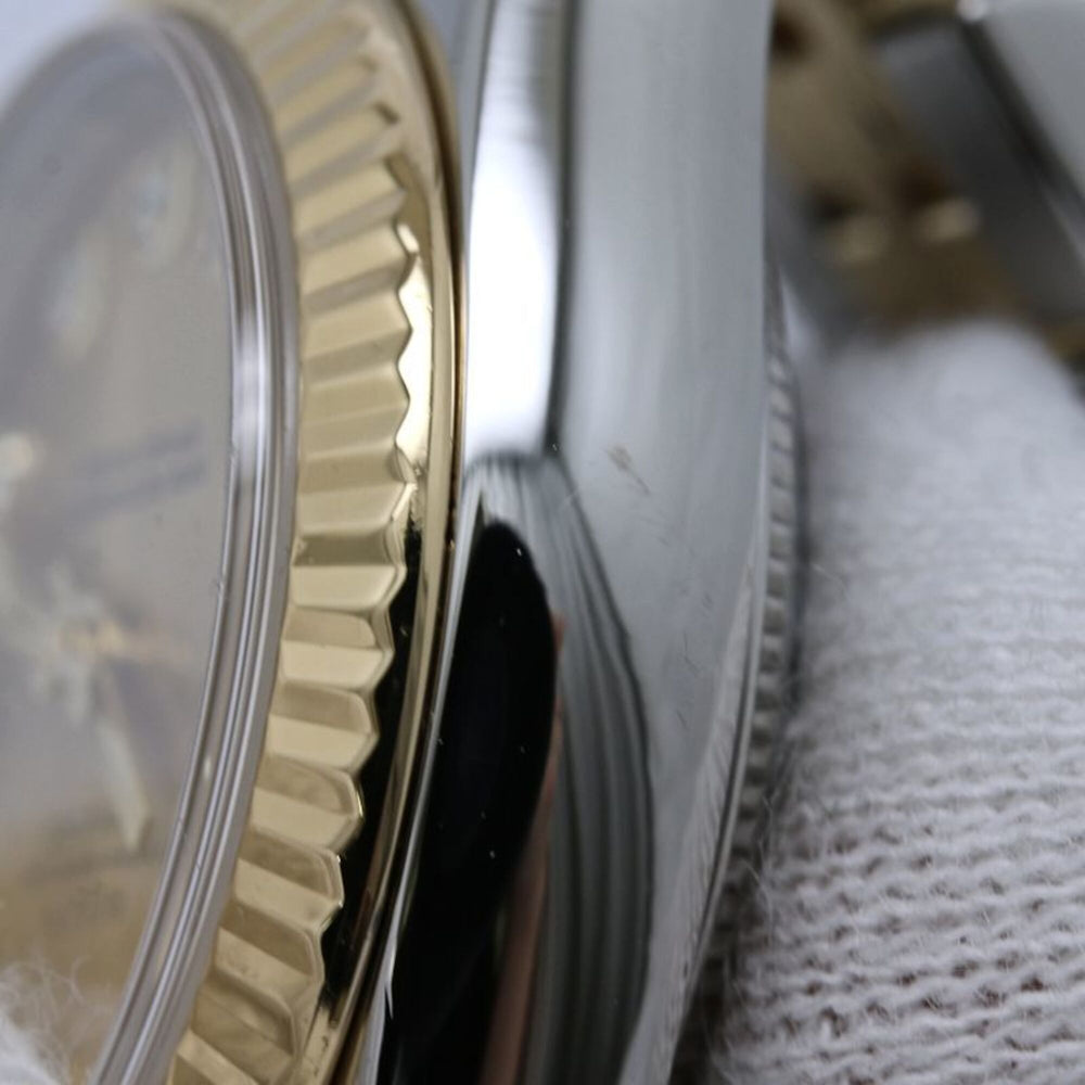 ROLEX Datejust 10P Diamond 179173G Women's Watch SSx18K Yellow Gold 40580 — Good