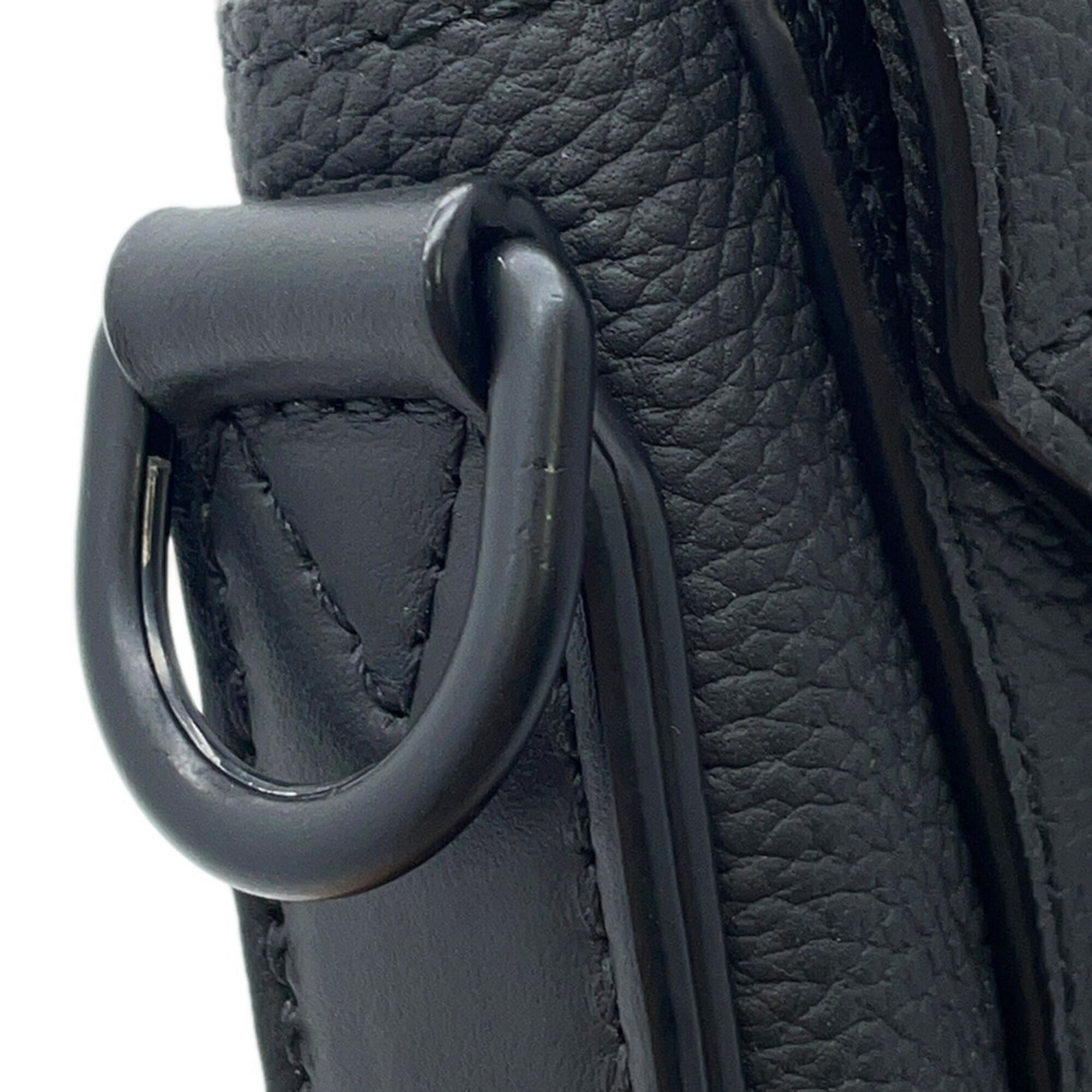 Louis Vuitton shoulder bag, grain leather, Takeoff, M57080, LOUIS VUITTON, black, handbag, men's, VUITTON — Like New