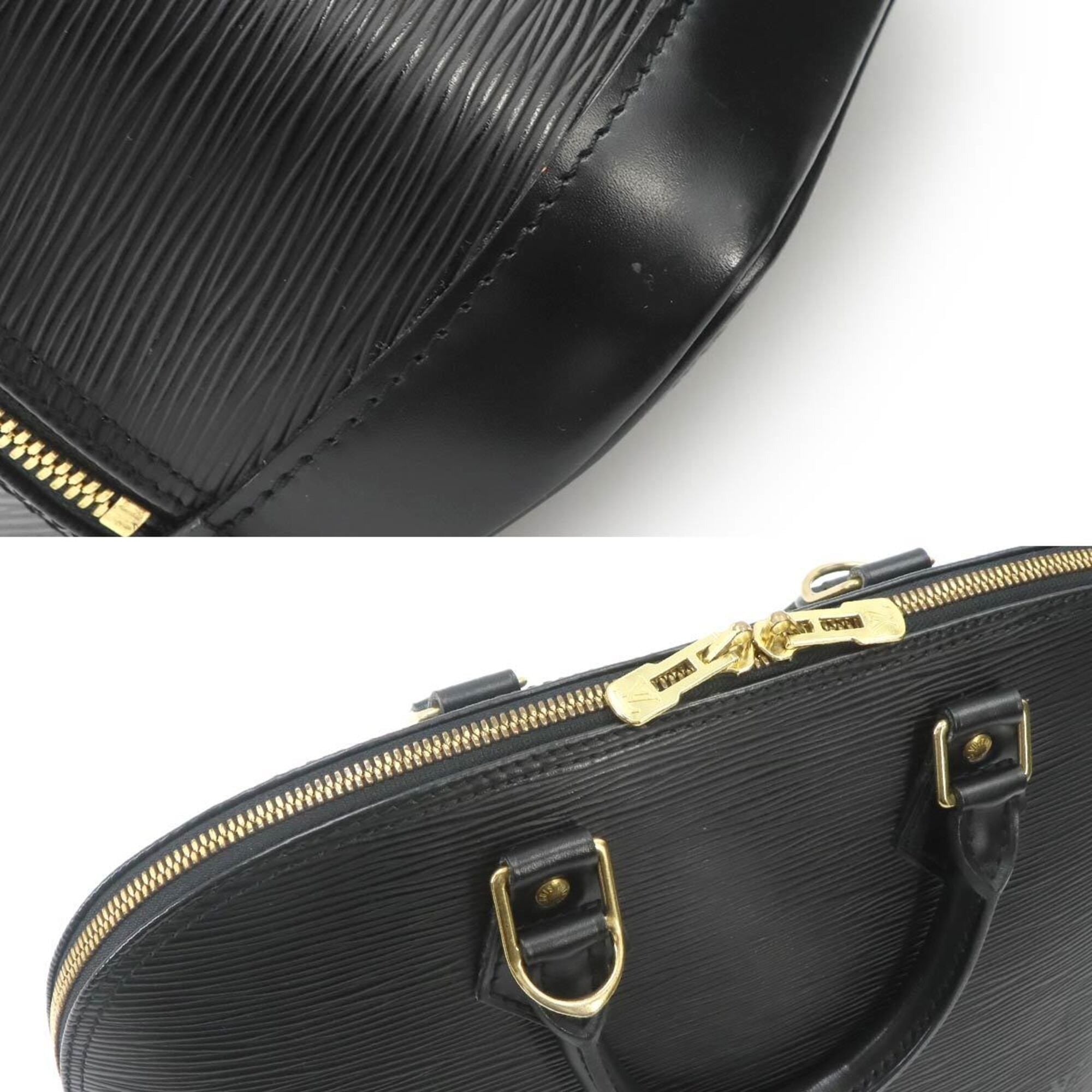 Louis Vuitton Alma PM Epi Leather Handbag, Noir (M52142), Gold Hardware — Like New