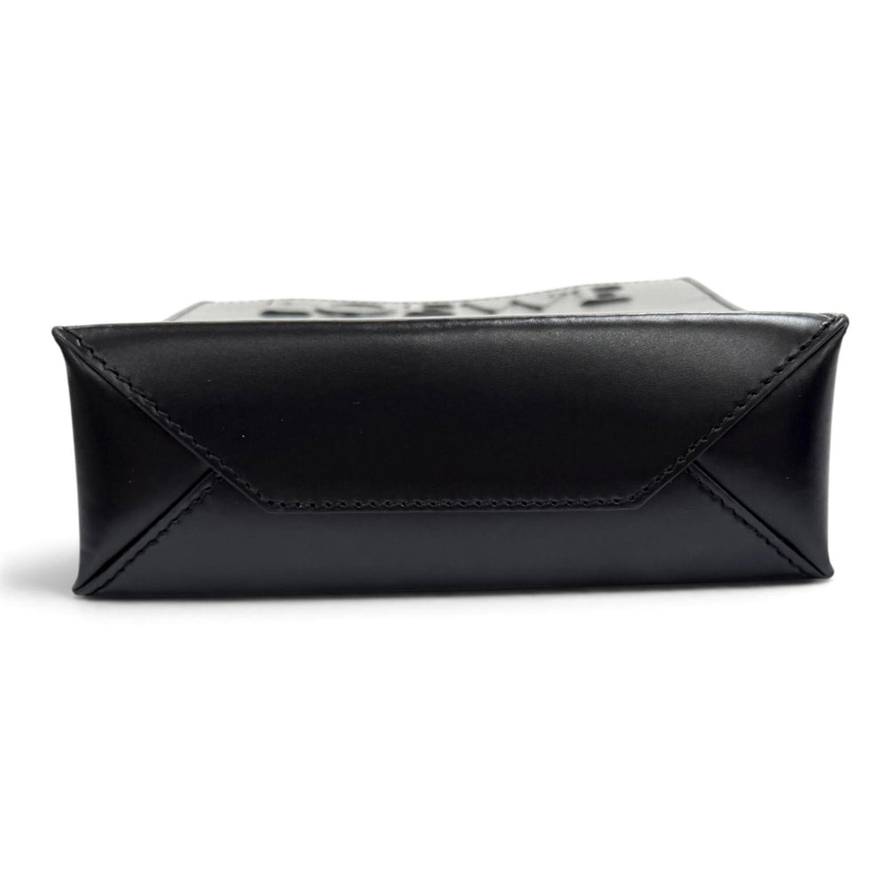 LOEWE A933S30X01 Standard A5 Tote Leather 2-Way Shoulder Bag, Black, Made in Spain, Women's — Like New
