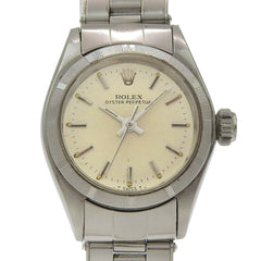 Rolex Oyster Perpetual Watch, caliber 1161 6618, stainless steel, 1965, automatic, analog display, silver dial, women's — Good