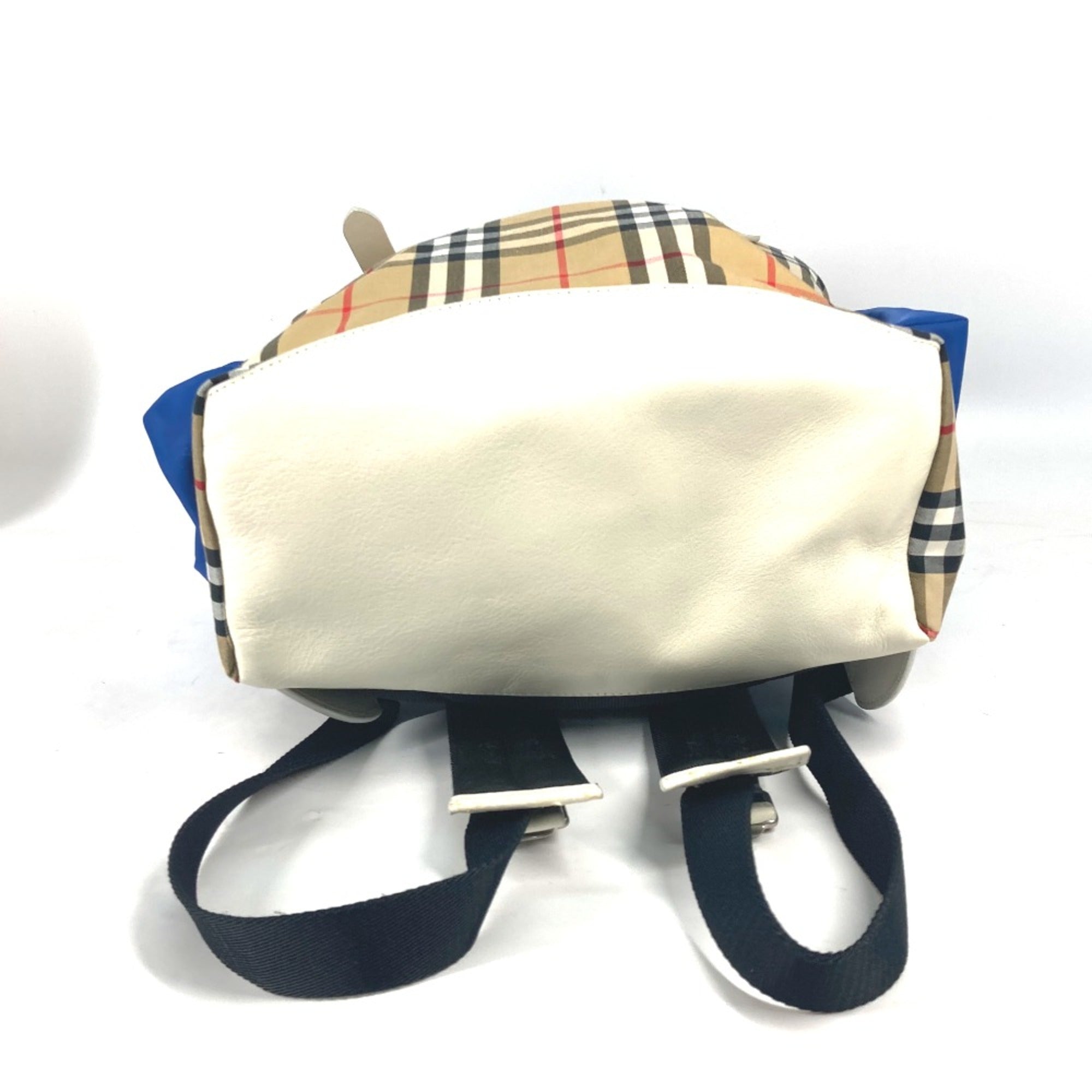 Burberry 4078448 Bag Backpack Backpack Beige Orange x blue — Like New