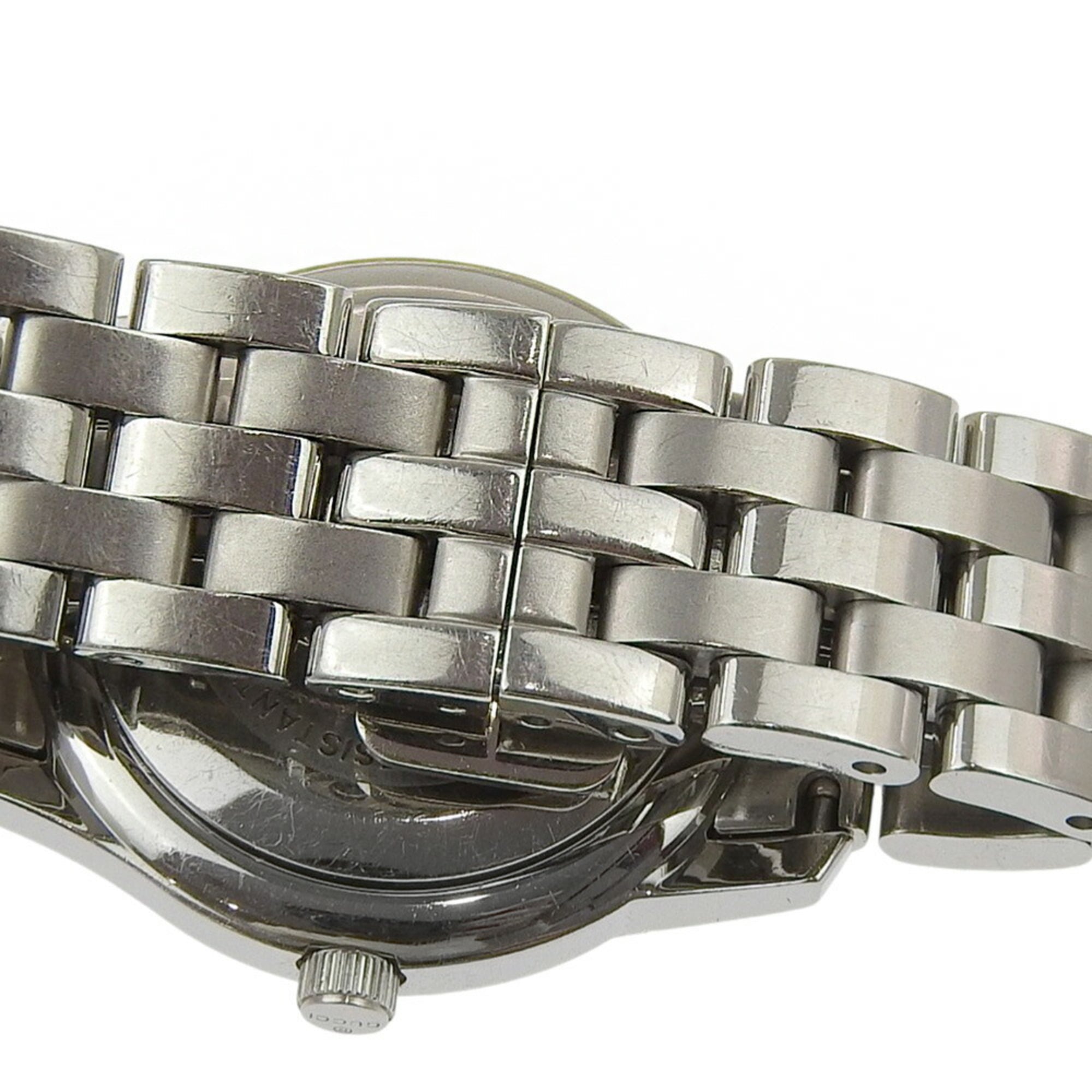Gucci 5500L Black Dial Stainless Steel Quartz Watch, Approx. 26mm, Women's Date Display — Good