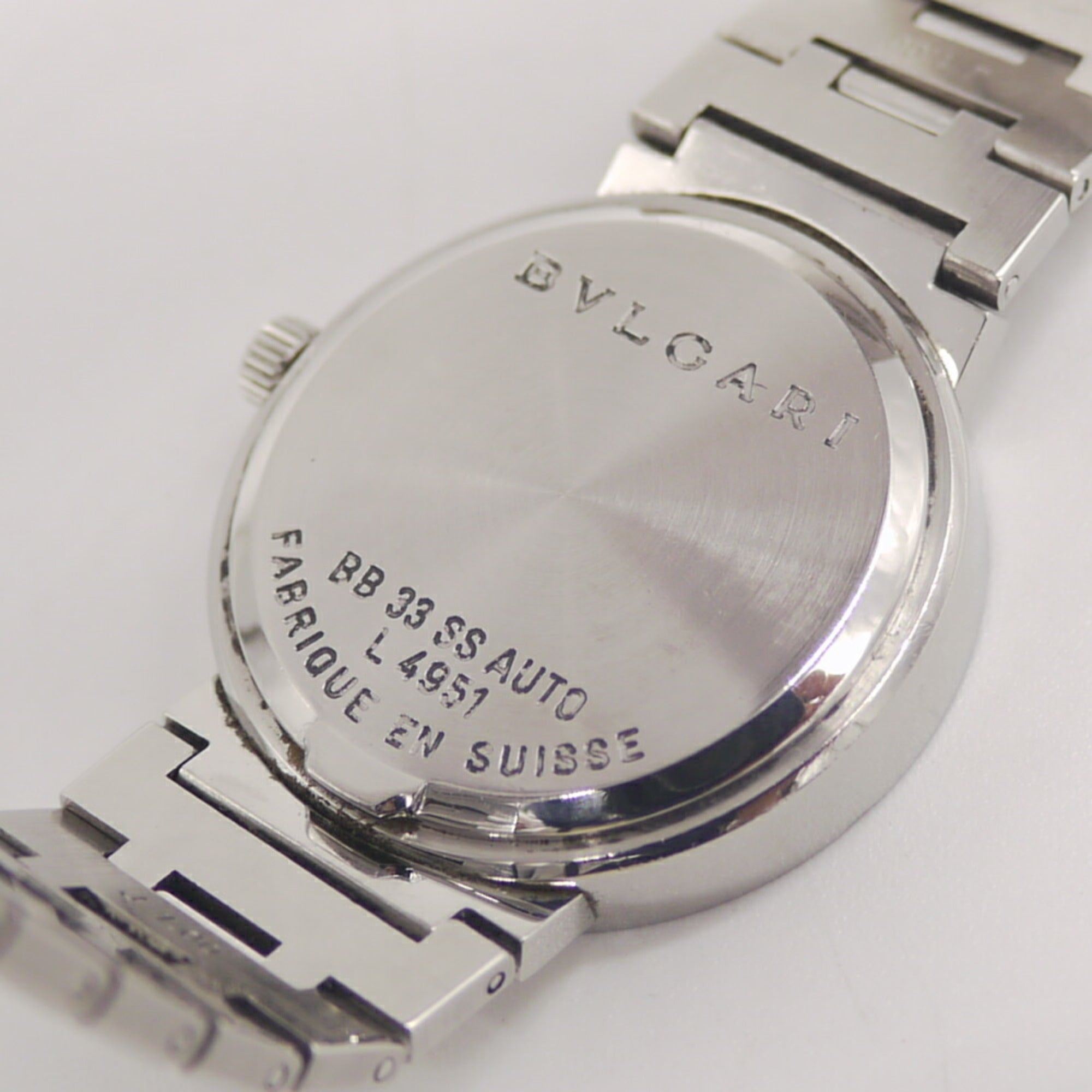 BVLGARI Bulgari Date Automatic Watch BB33SS Black Dial — Fair