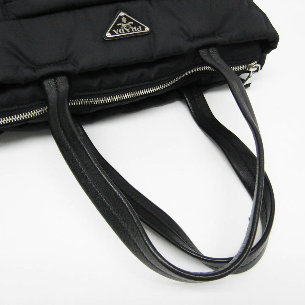Prada TESSUTO BOMBER 1BG059 Women's Nylon Handbag Black — Like New