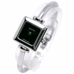 Gucci GUCCI Watch 1900L Stainless Steel Quartz Analog Display Black Dial Women's — Good