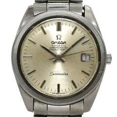 Omega Seamaster Chronometer F-25200 Gold Silver Watch 168.022/166.28 Stainless Steel Automatic Movement OMEGA Caliber 564 Men's Analog Overhauled — Good