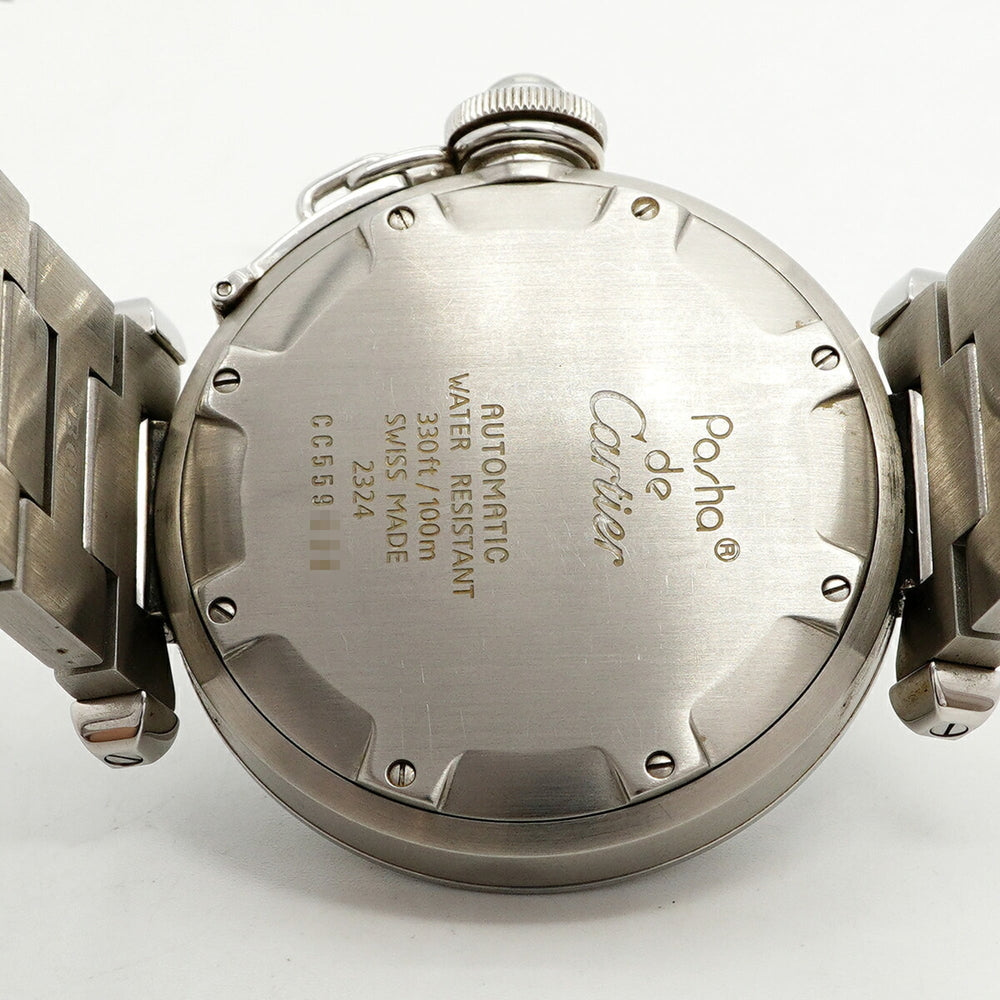 Cartier Pasha C W31023M7 Silver Dial Watch (Boys' Size) — Good