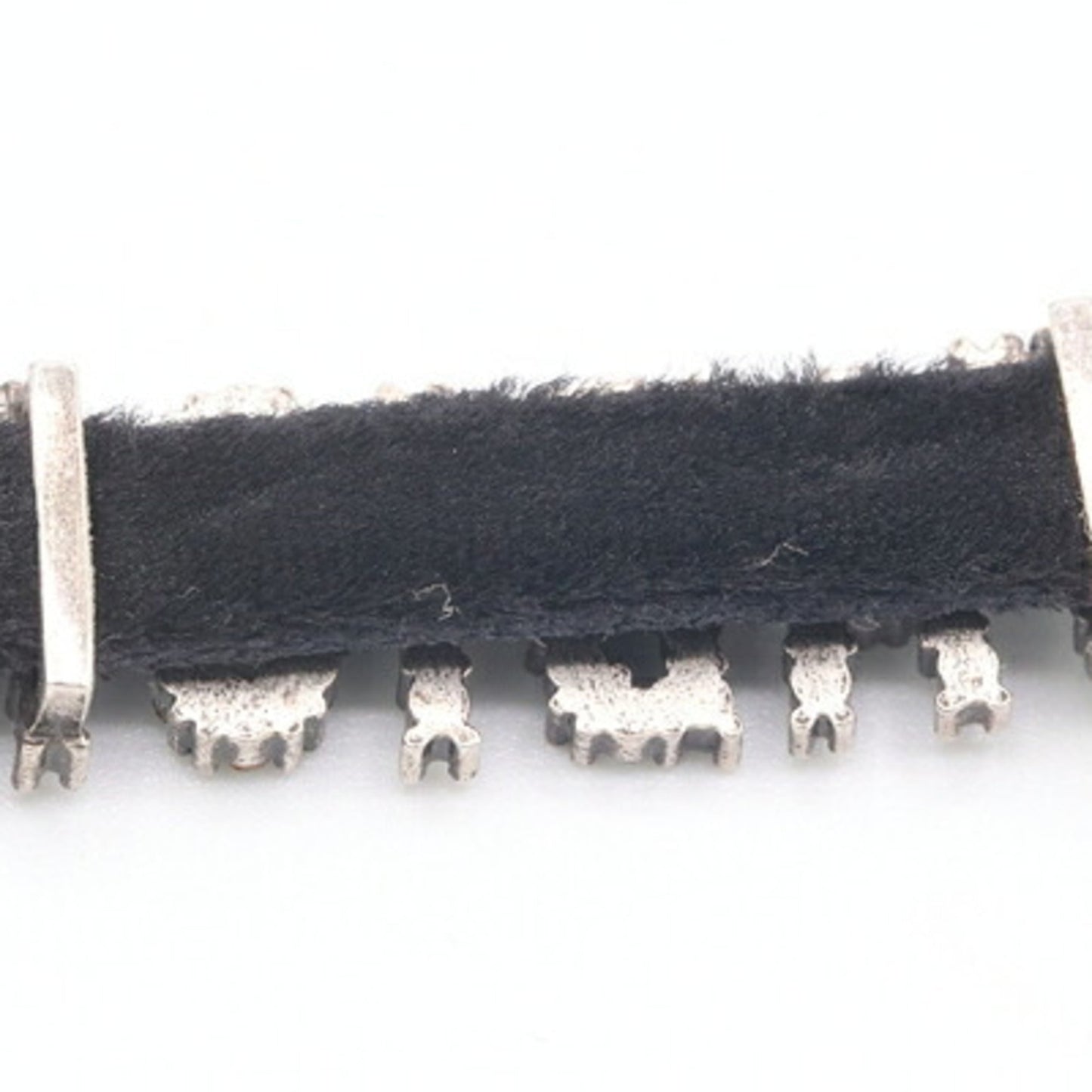 Christian Dior Dior Choker J'ADIOR Black Velvet Metal Rhinestone Necklace for Women