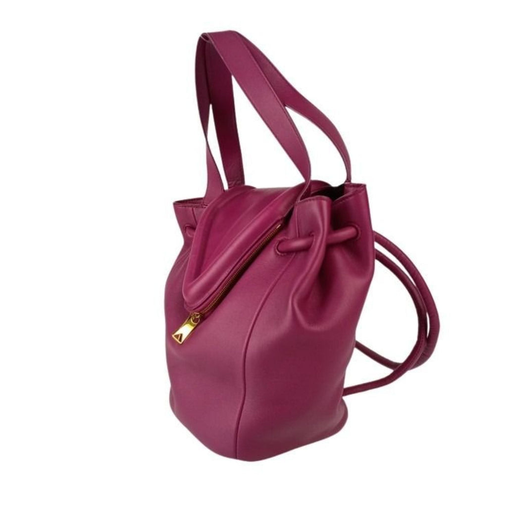 BOTTEGA VENETA BEAK shoulder bag 666531 in purple leather for women