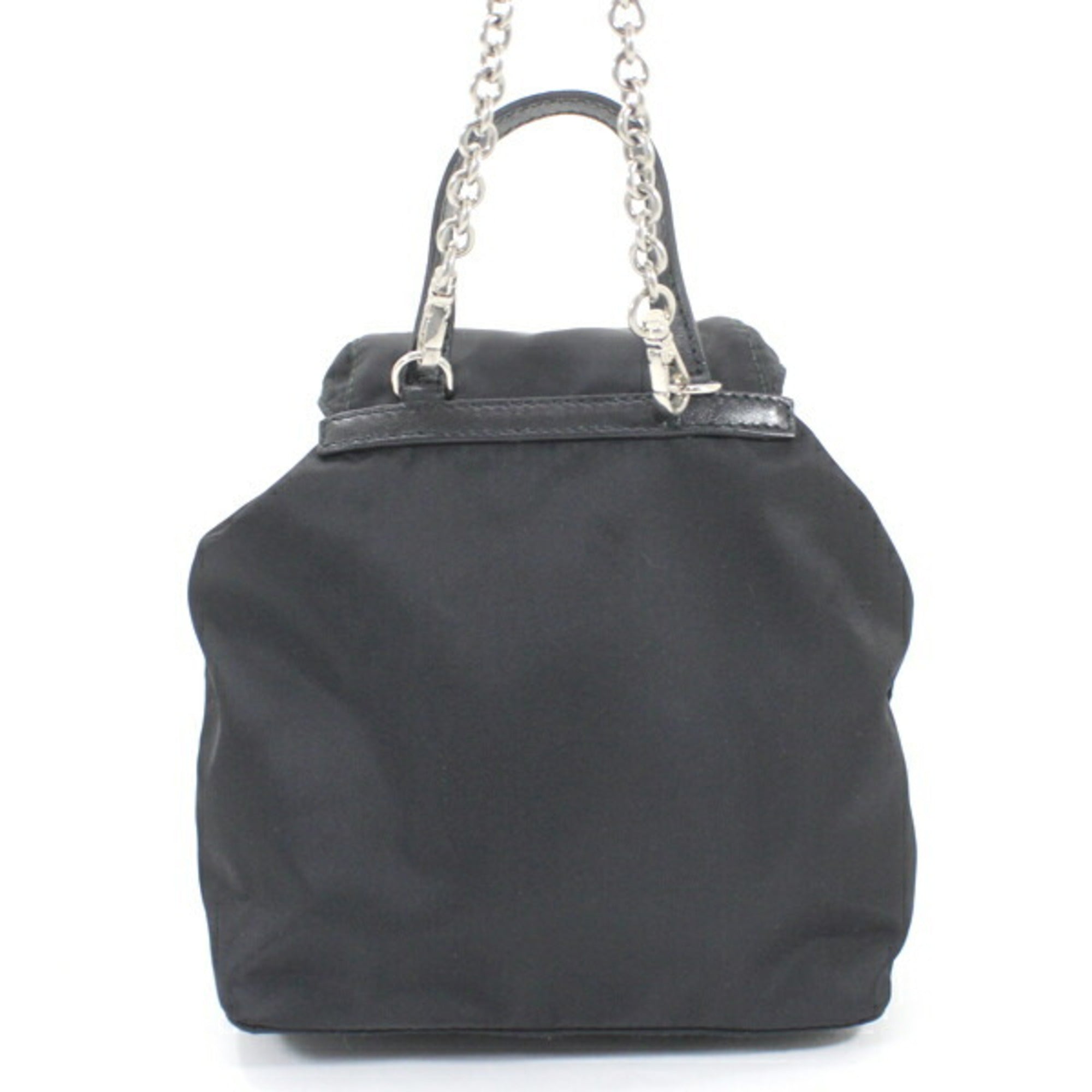 Prada PRADA Shoulder Bag Mini Backpack Nylon Black 1BH029 Women's NERO KM2805 — Like New