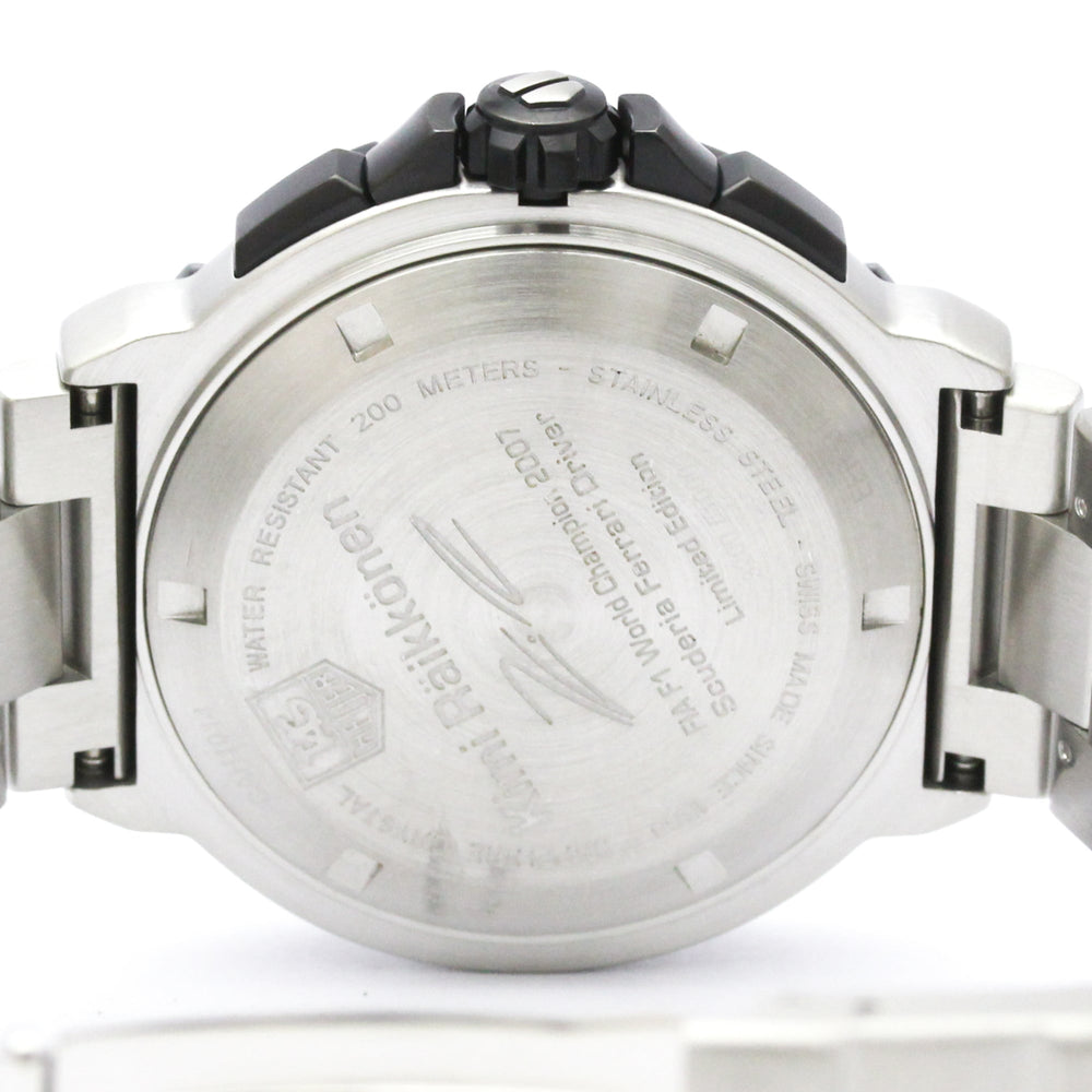 TAG Heuer Formula 1 Kimi Raikkonen Grande Date Watch CAH1014 Polished — Very Good