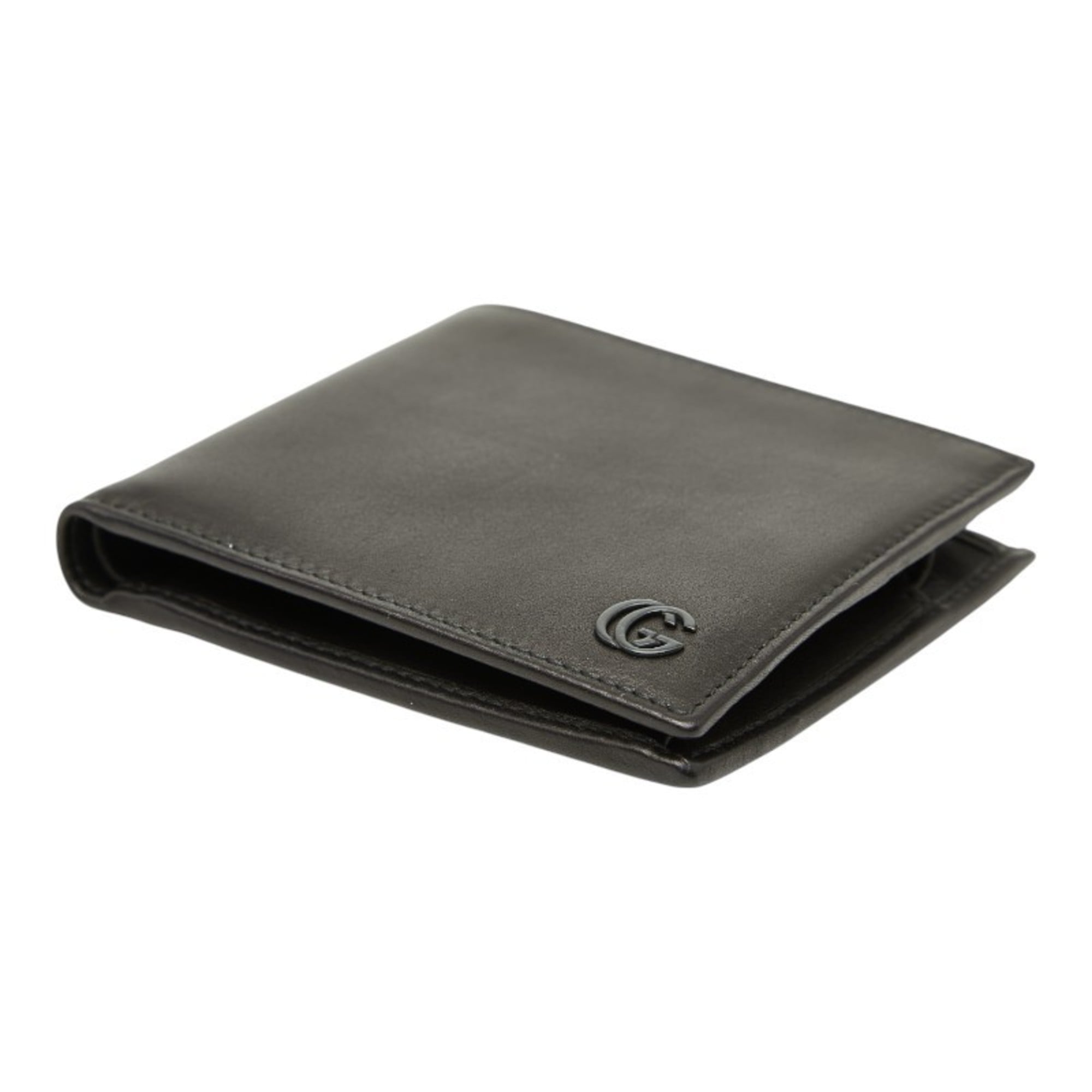 Gucci Interlocking G Bifold Wallet 92759 Black Leather Men's GUCCI