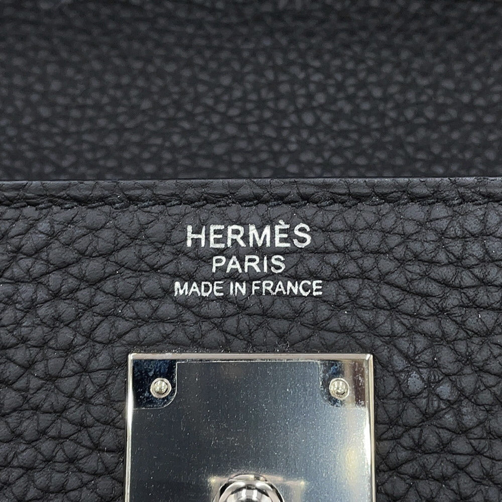 Hermes Kelly 32 Handbag, Black Togo Leather, C Stamp, 2-way Bag, Black, Kelly, Women's, HERMES — Like New