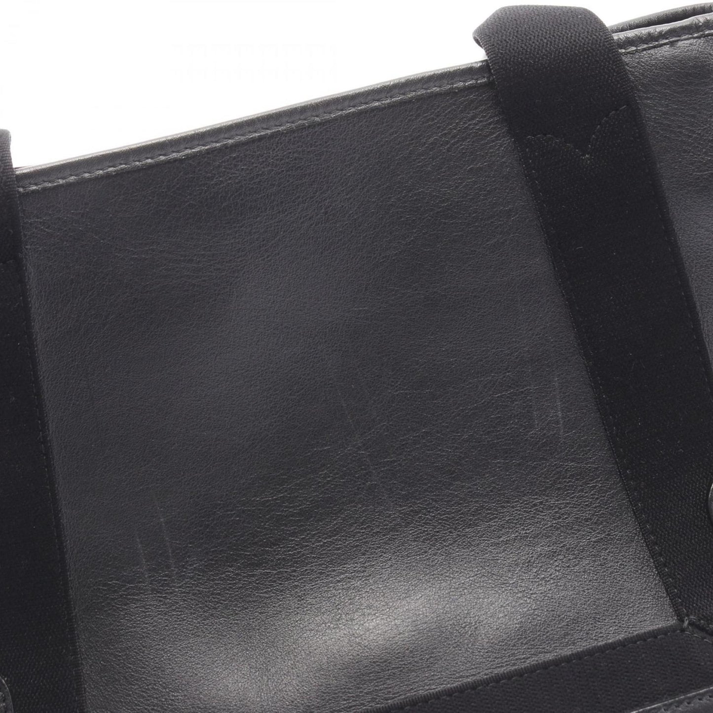 Balenciaga Navy Cabas S Tote Bag, Leather, Women's, Black, 339933