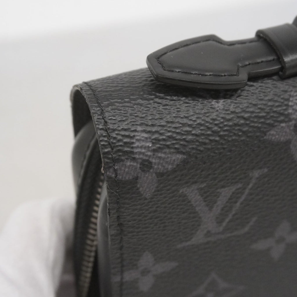 Louis Vuitton Monogram Eclipse Zippy XL Long Wallet M61698 Black Men's