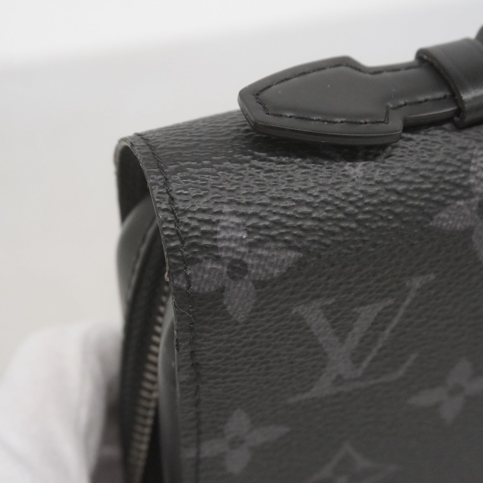 Louis Vuitton Monogram Eclipse Zippy XL Long Wallet M61698 Black Men's