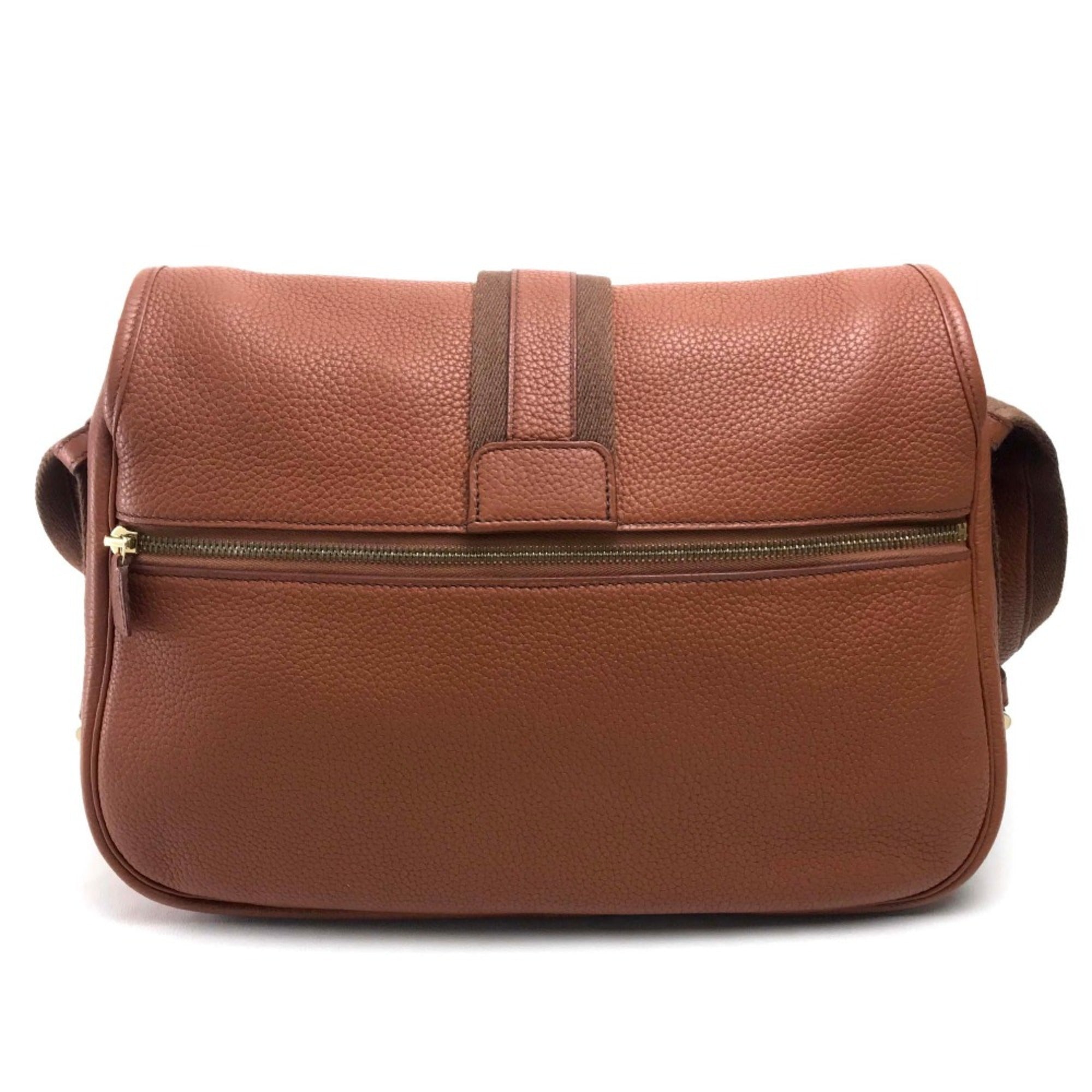 Hermes Shoulder Crossbody Shoulder Bag Brown — Like New