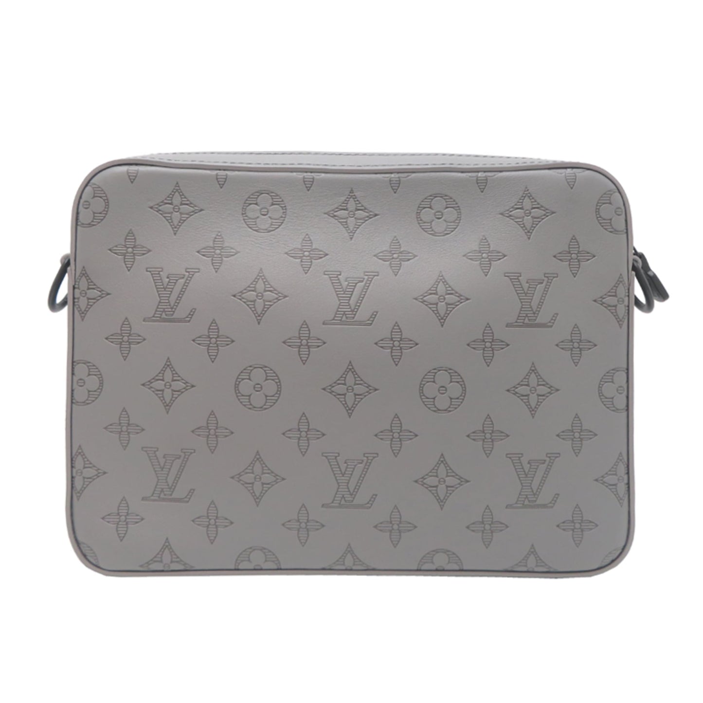 Louis Vuitton Duo Messenger Men's Shoulder Bag M46104 (Discontinued) Monogram Shadow Gray