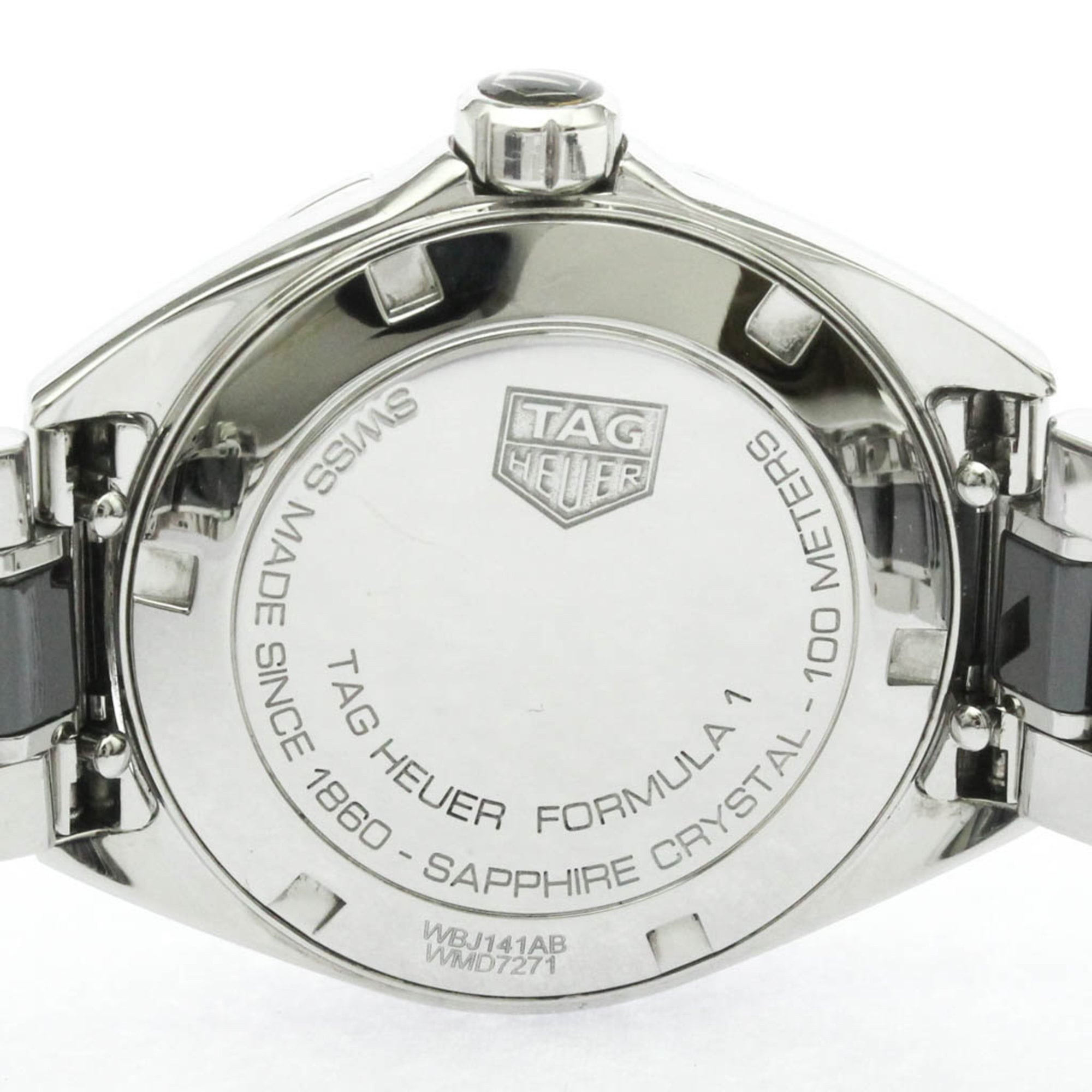 TAG HEUER Formula 1 Diamond Steel Quartz Ladies Watch WBJ141AB Polished — Very Good