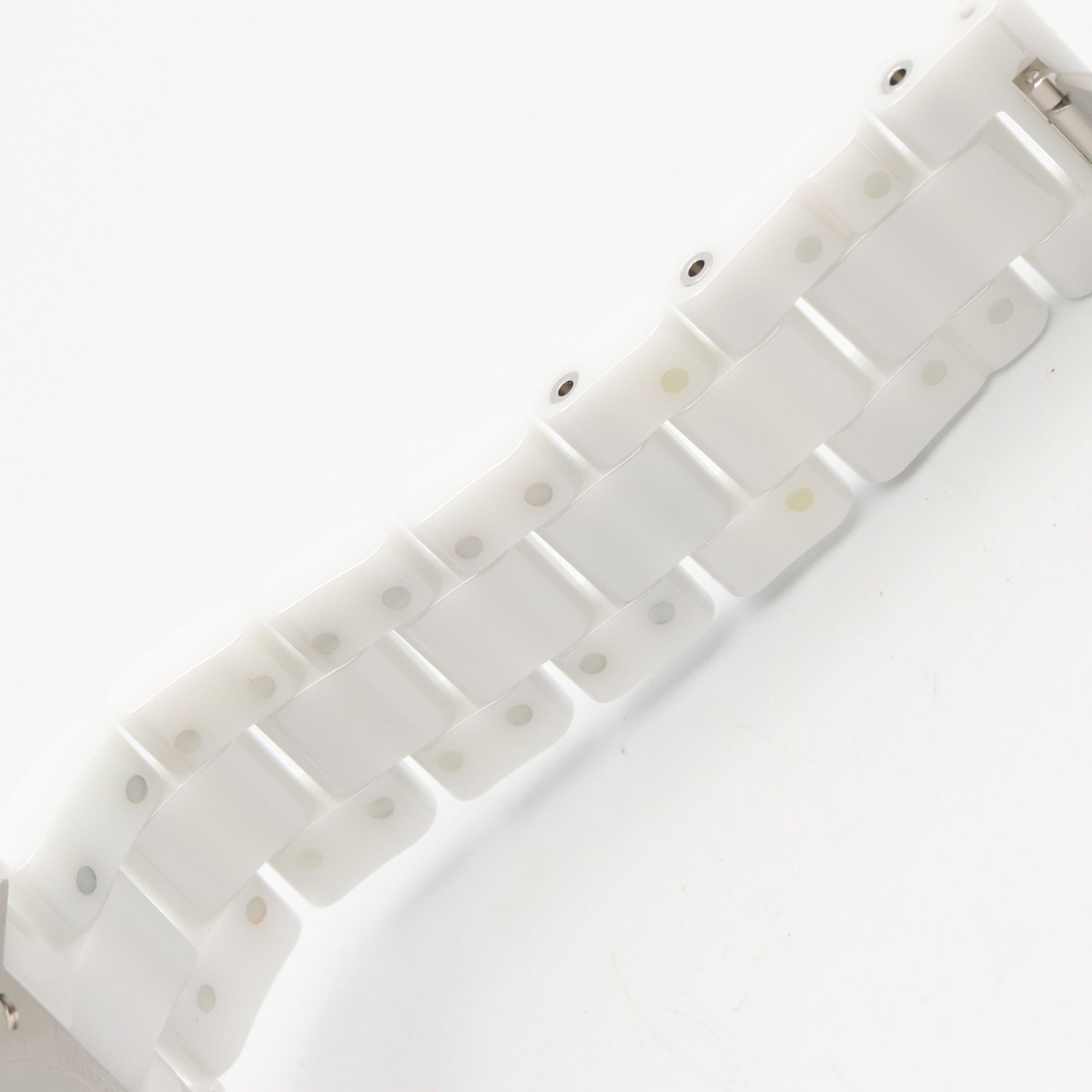 Chanel J12 Untitled Ceramic Men's Watch, White (H5582) — Very Good