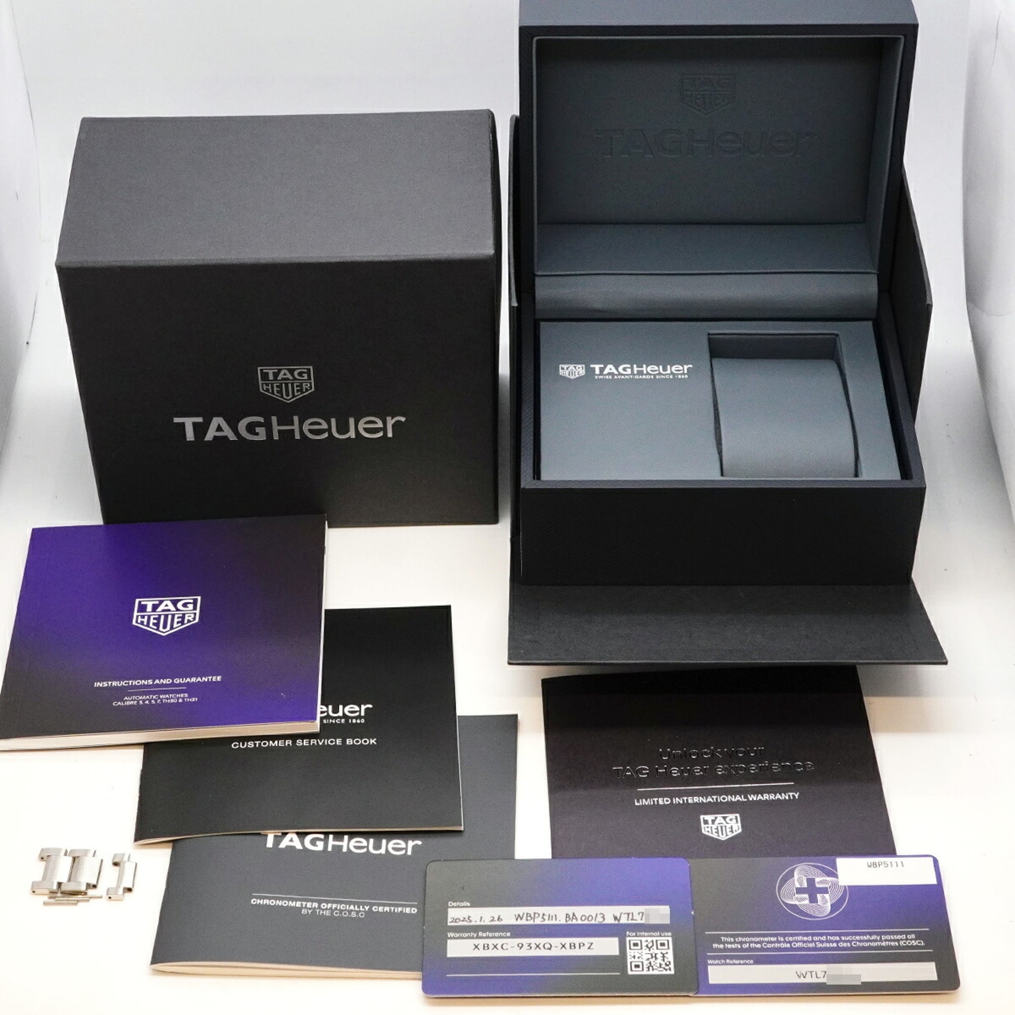 TAG Heuer Aquaracer Professional 300 WBP5111 Blue Dial Men's Watch — Good