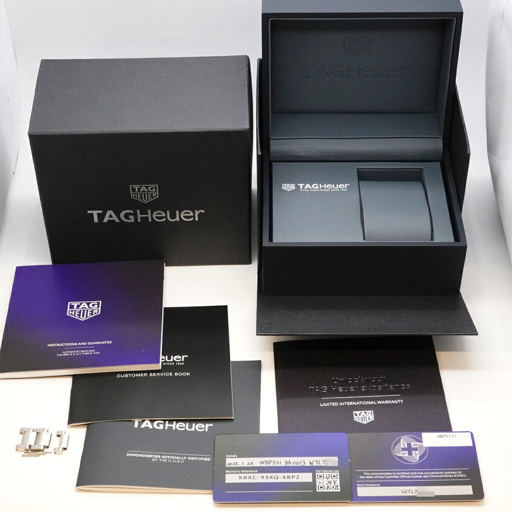 TAG Heuer Aquaracer Professional 300 WBP5111 Blue Dial Men's Watch — Good