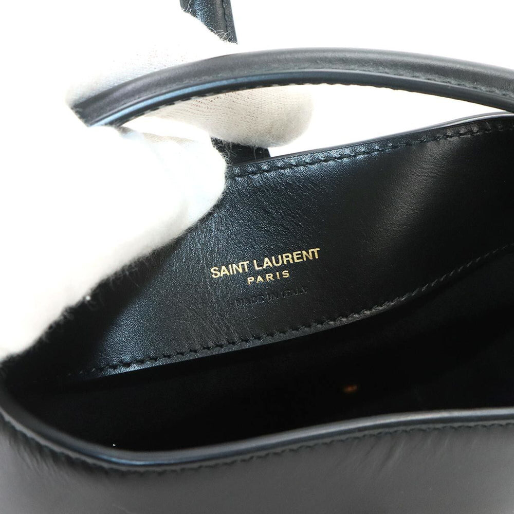 Saint Laurent LE37 Mini 2-way Shoulder/Handbag, Leather, Black, Gold Hardware, 765870 — New - Store Return