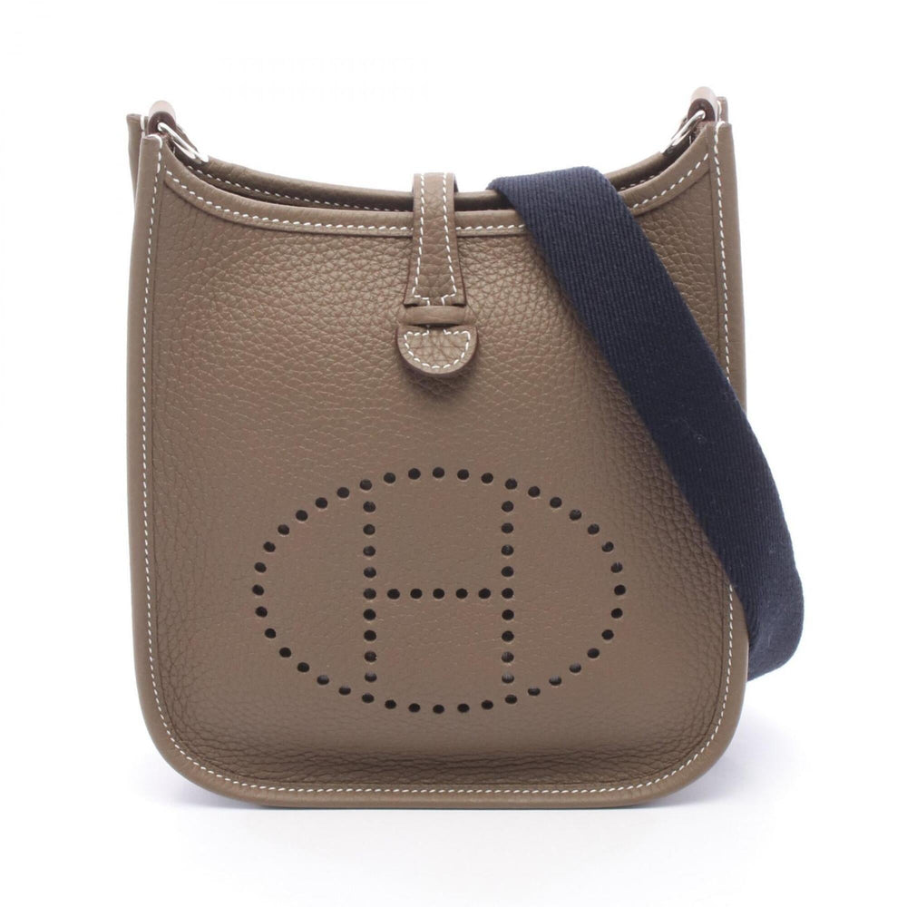 Hermes Evelyne TPM Shoulder Bag/Handbag in Taurillon Clemence Leather, Women's, Gray — New - Store Return