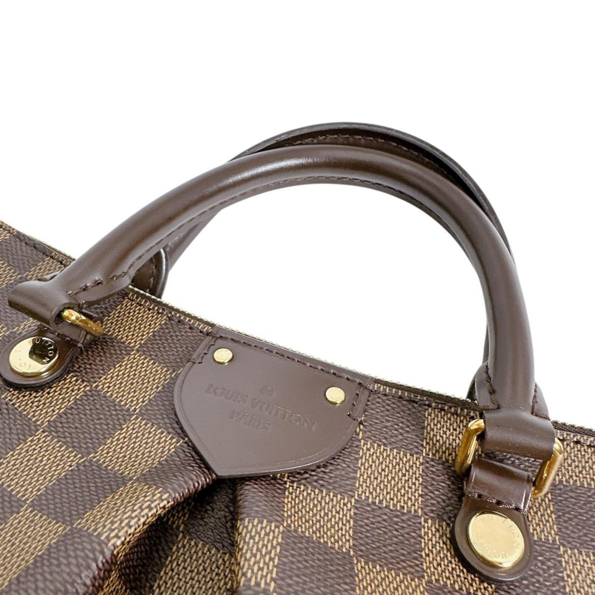 Louis Vuitton LOUIS VUITTON Damier Siena PM Handbag, Canvas, N41545 Brown — Like New