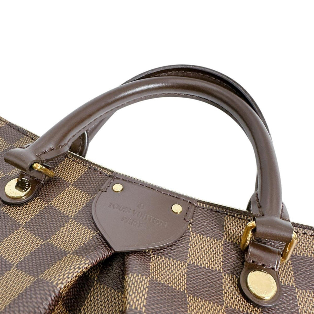 Louis Vuitton LOUIS VUITTON Damier Siena PM Handbag, Canvas, N41545 Brown — Like New